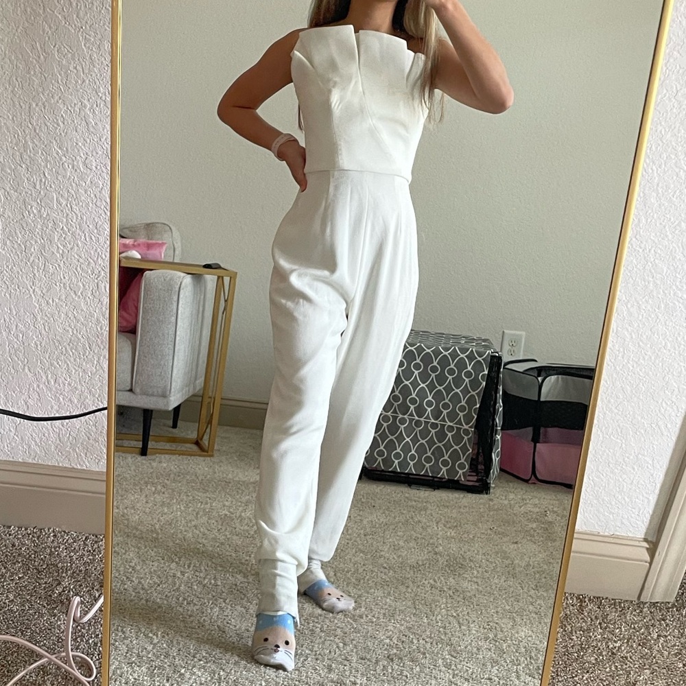 XS white formal jumpsuit from KEEPSAKE